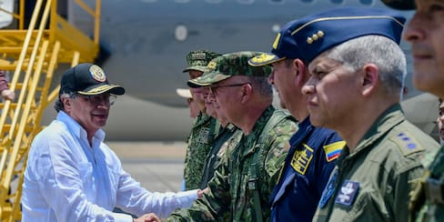 Petro supervisa medidas de seguridad para la COP16 en Cali