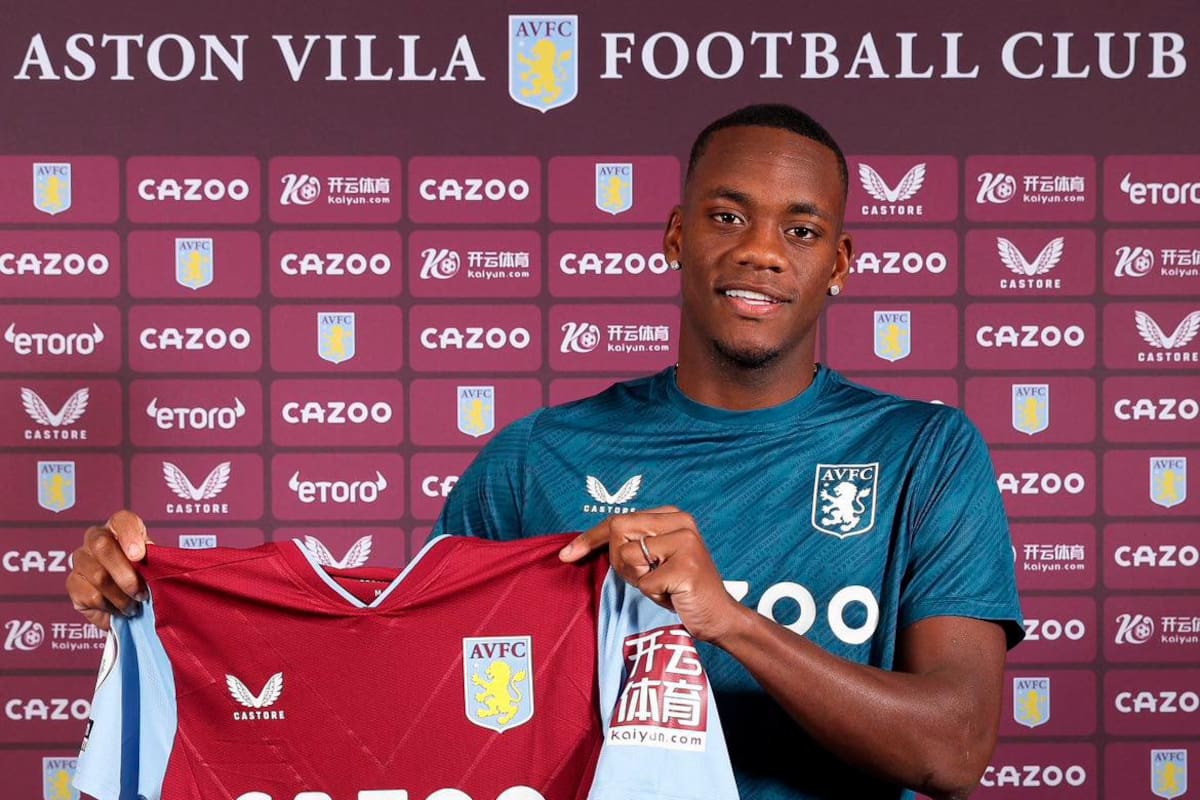 Aston Villa presentó a la ‘joya colombiana’ de la actualidad