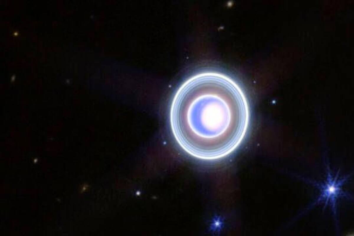 Urano como nunca antes se había visto: la rara imagen del James Webb