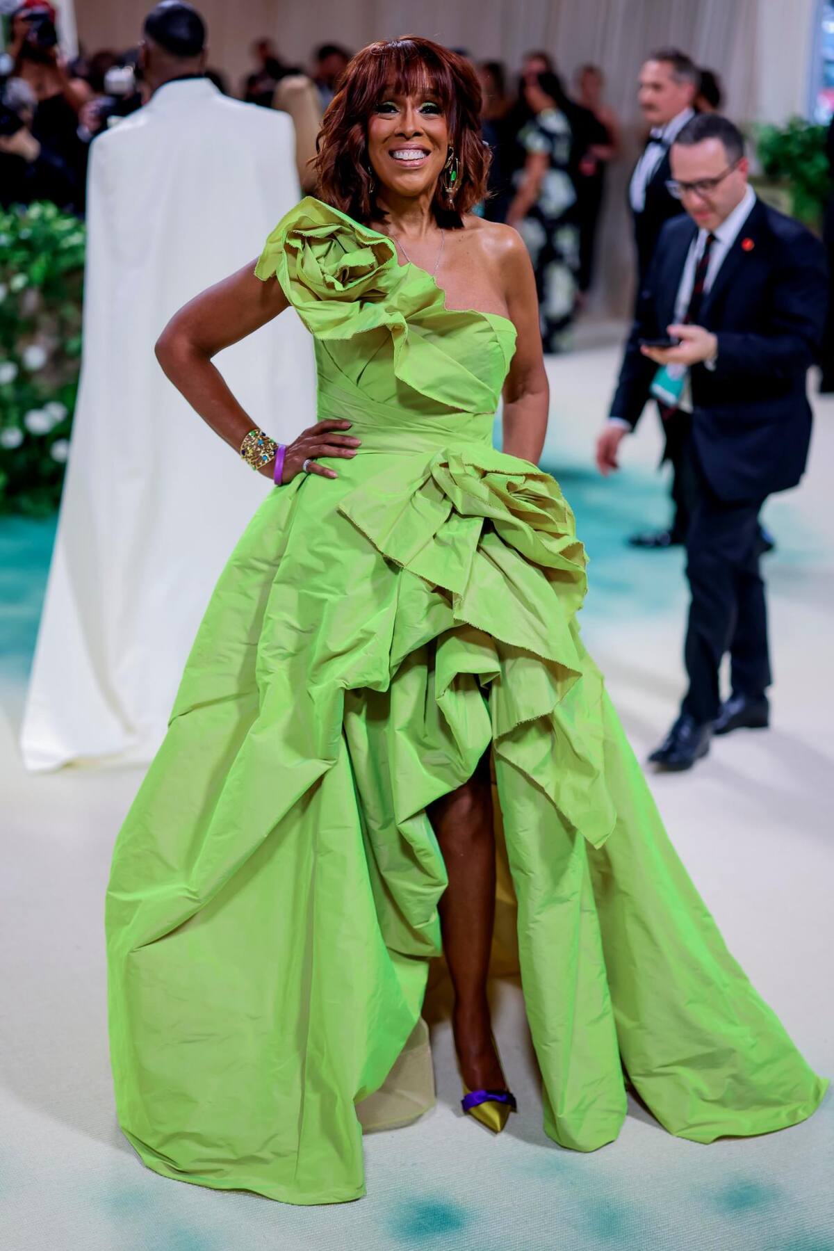 Gayle King en la Met Gala. //Foto: EFE.