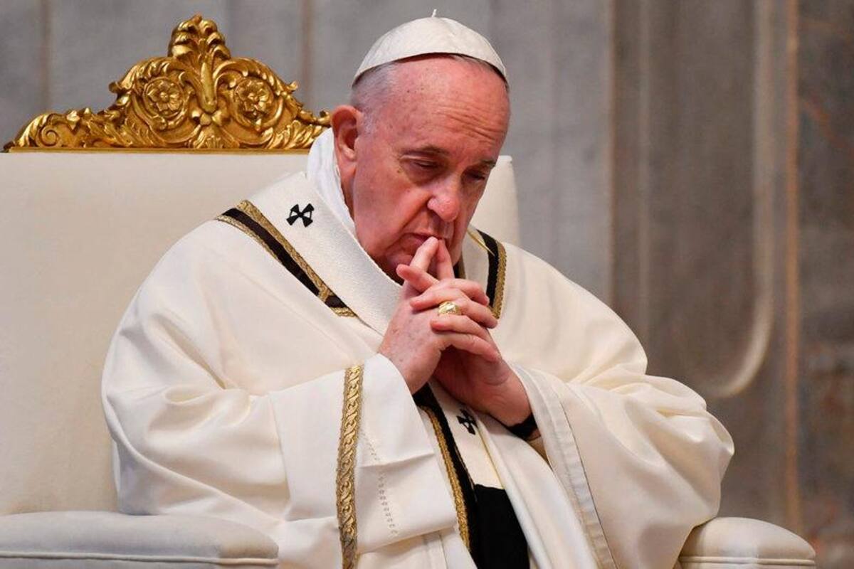 El papa Francisco homenajea a dos colombianos en la misa del Domingo de Ramos