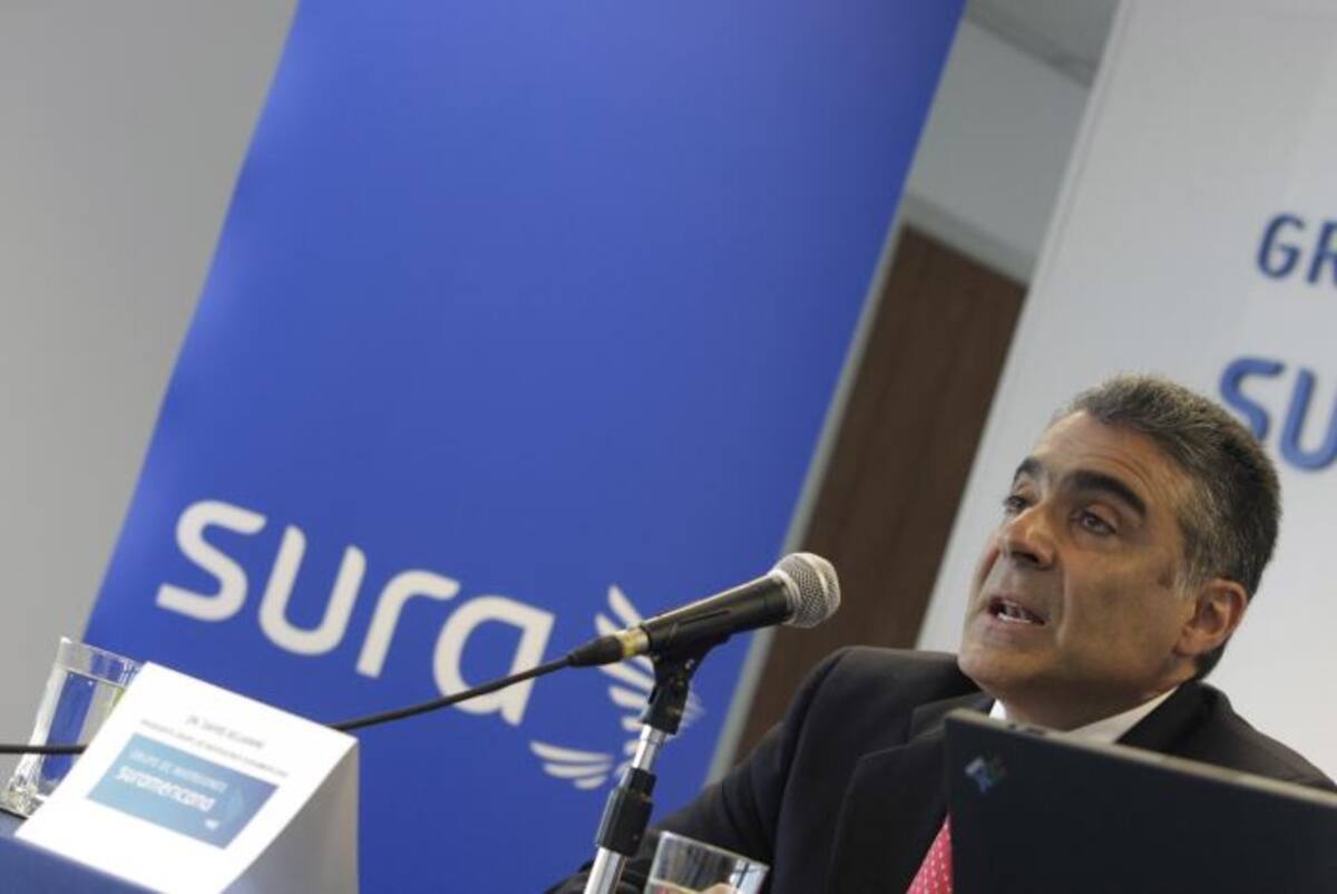 David Bojanini, presidente del Grupo Sura. COLPRENSA