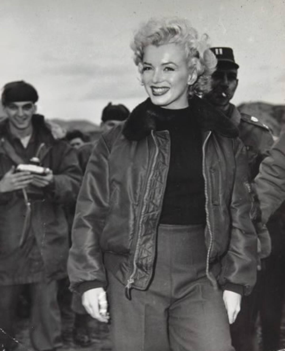 Marilyn Monroe en Corea.