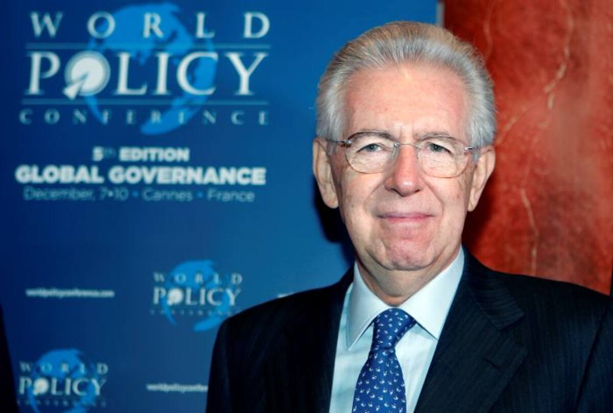 Mario Monti, primer ministro de Italia. AP