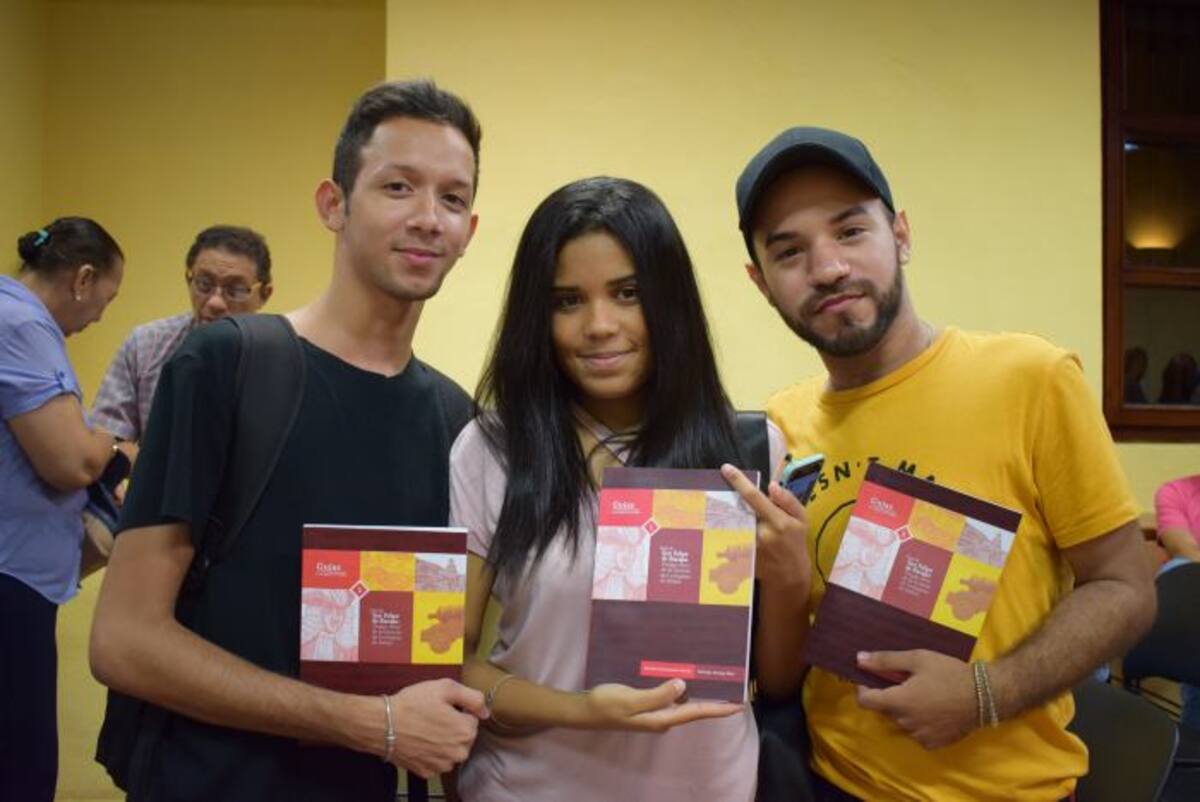 Juan Sebastián Guerrero, Alejandra Caraballo y Camilo Yances. CORTESÍA