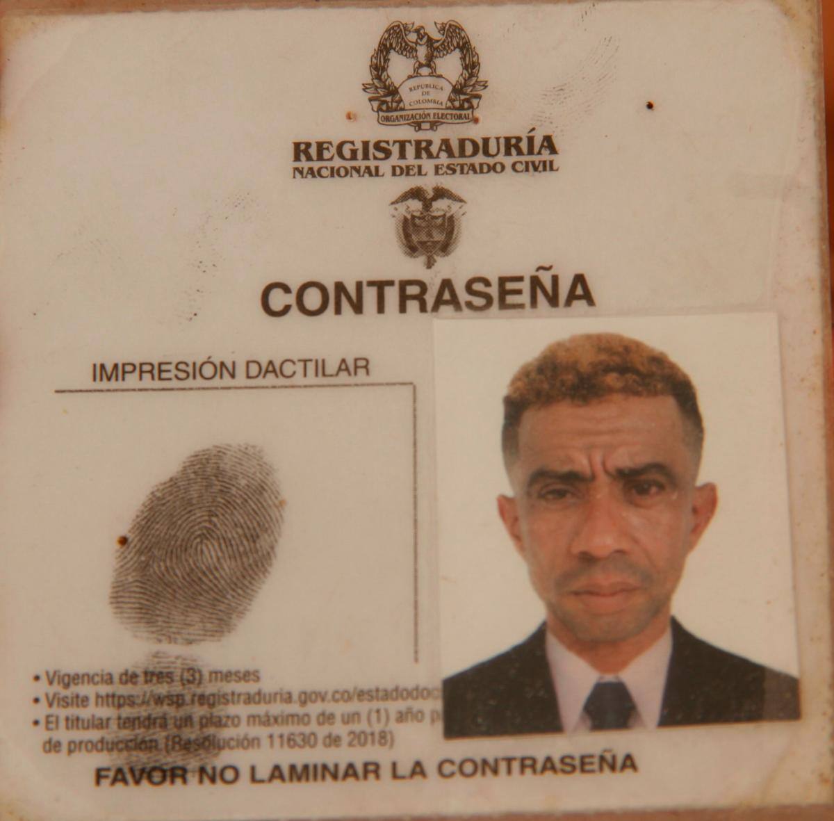 Aldo José Vanegas Teherán, asesinado en Fredonia.