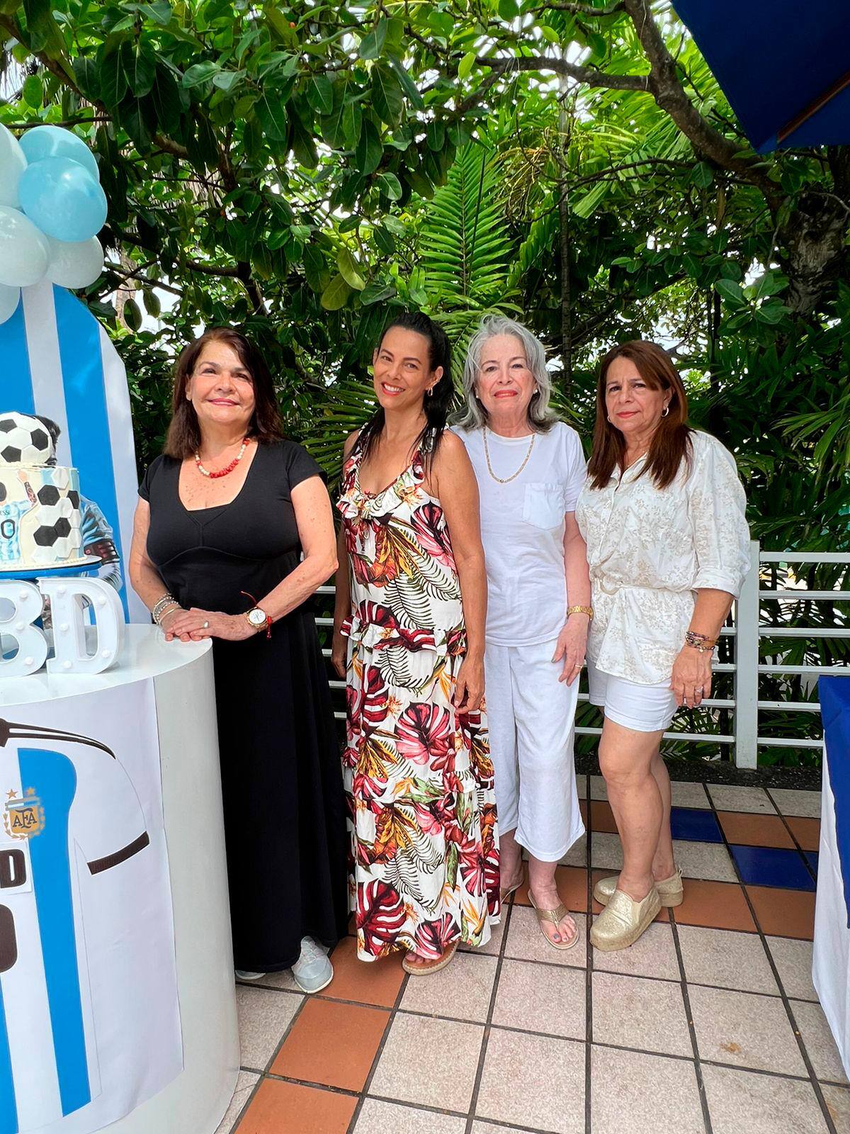 Josette Lemaitre Merlano, Silvana Benito Revollo, Mary de Lemaitre , Elvira Benito Revollo.