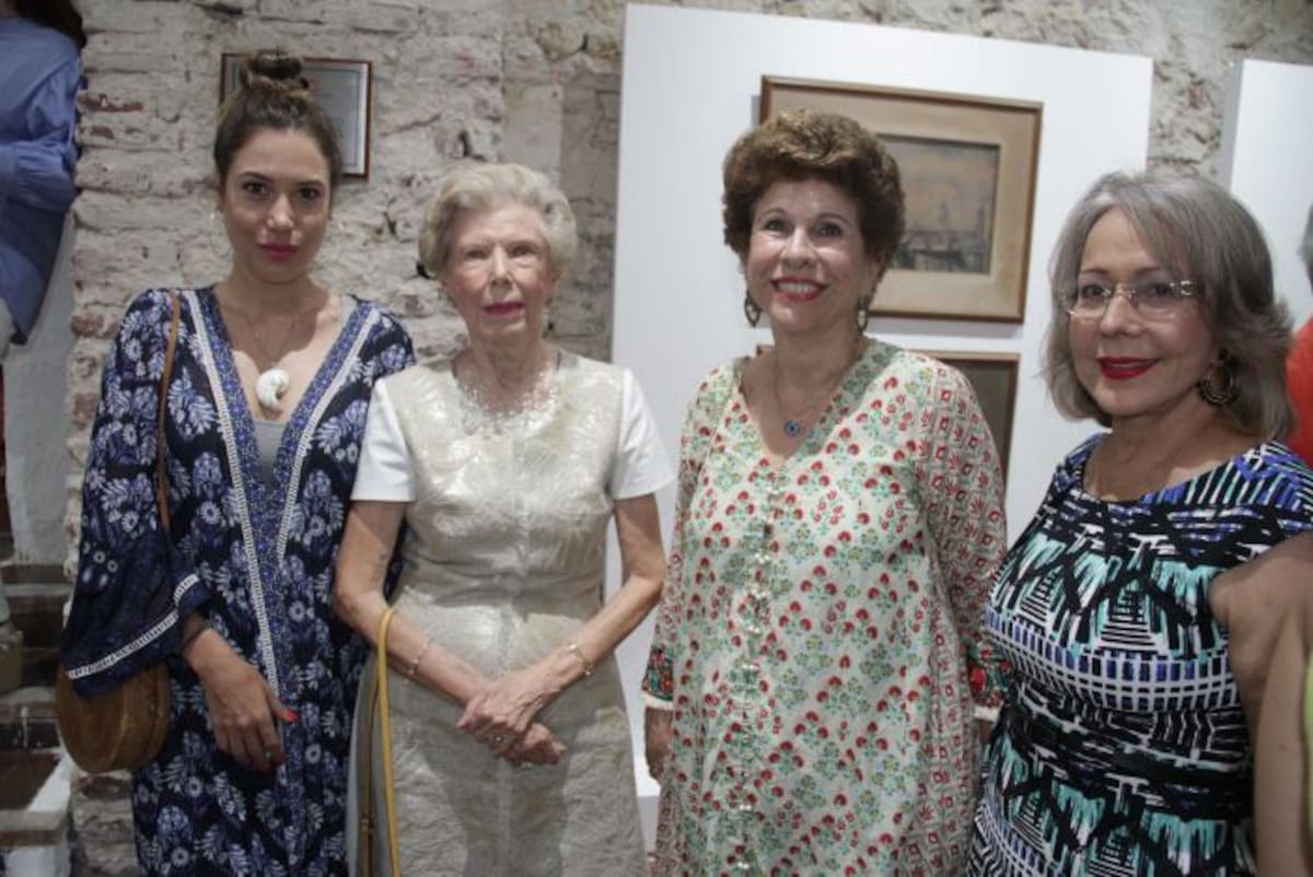 Daliz Londoño, Catalina Cavelier de Lemaitre, Prince Martínez y Beatriz Ibarra. LUIS APARICIO