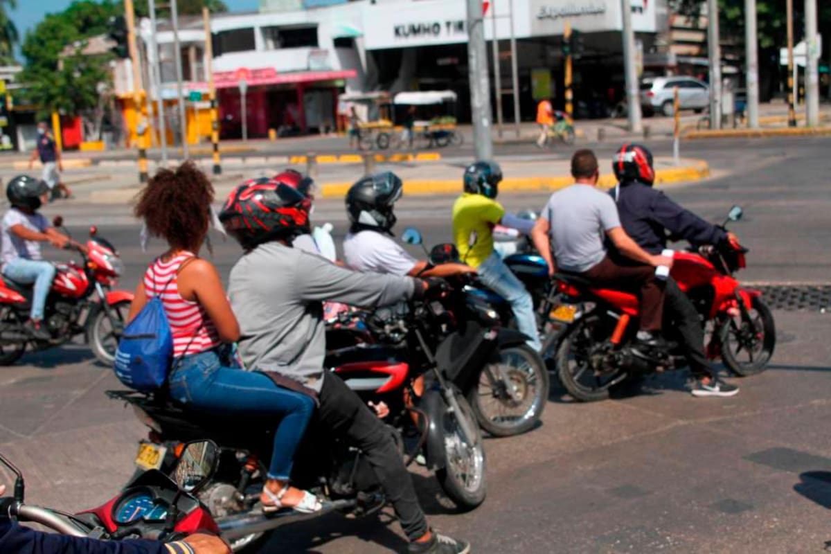 Los motociclistas y mototaxistas se tomarán las calles de Cartagena el día de hoy. // El Universal