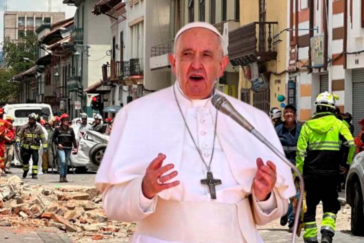 Papa Francisco expresa su cercanía a Ecuador tras terremoto
