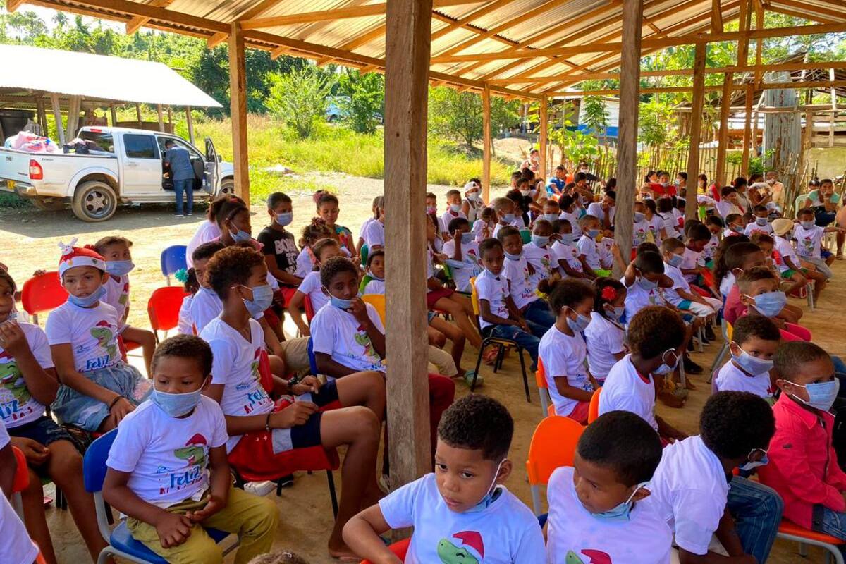 Navidad especial para los niños de Santo Domingo de Meza