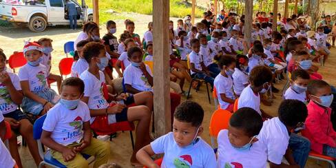 Navidad especial para los niños de Santo Domingo de Meza