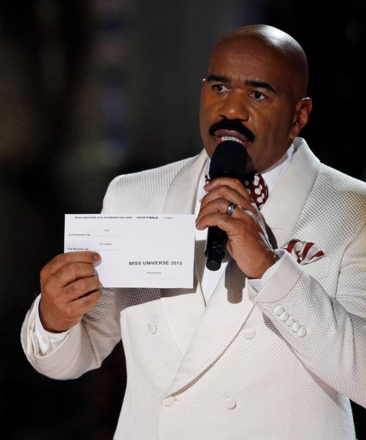 El presentador Steve Harvey. AP John Locher