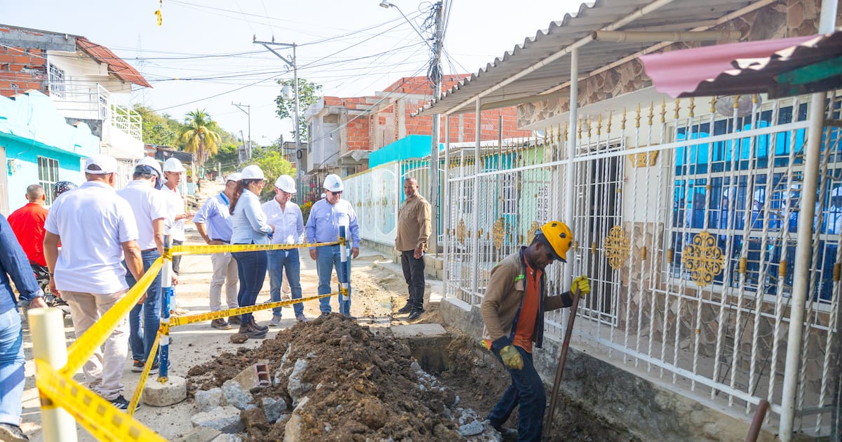 Expansion of the Arroz Barato sewage network: 50% execution of works