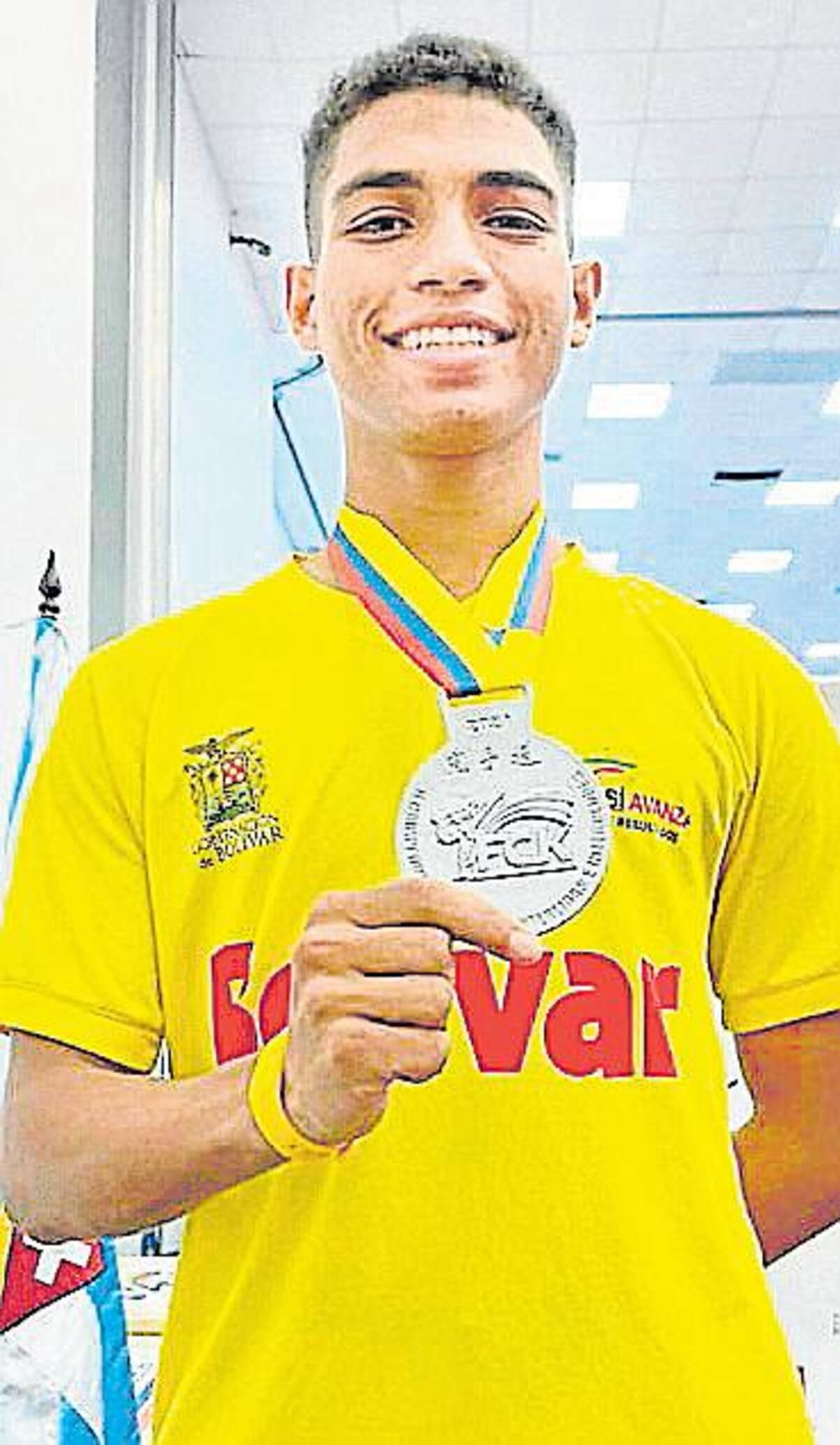 Michael Narváez, karateca destacado.