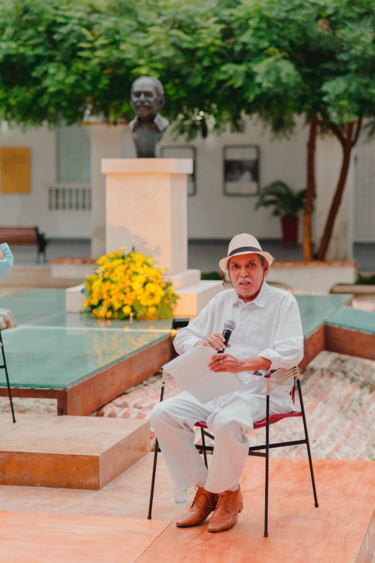 El poeta Argemiro Menco. // Foto: Regino Villarreal.