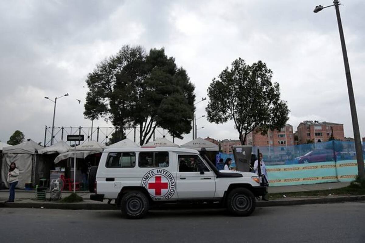 Así lucen las afueras del hospital. Colprensa