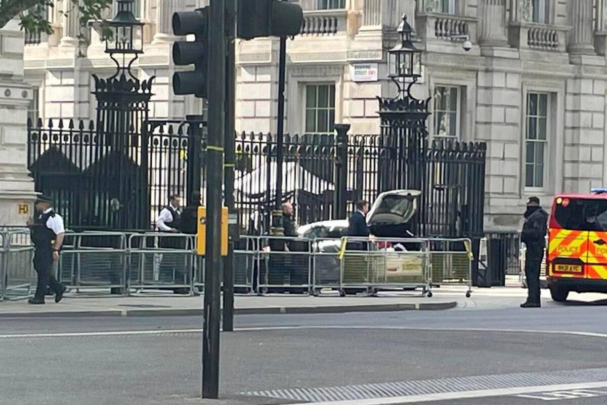 Hombre estrelló su coche contra las puertas de Downing Street