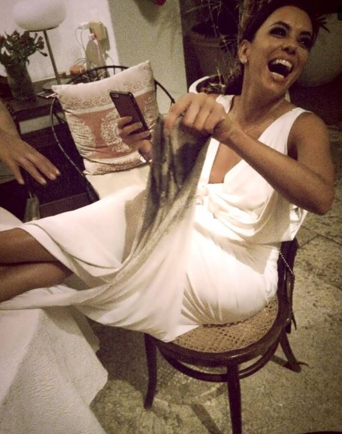 Eva Longoria en Cartagena. TWITTER