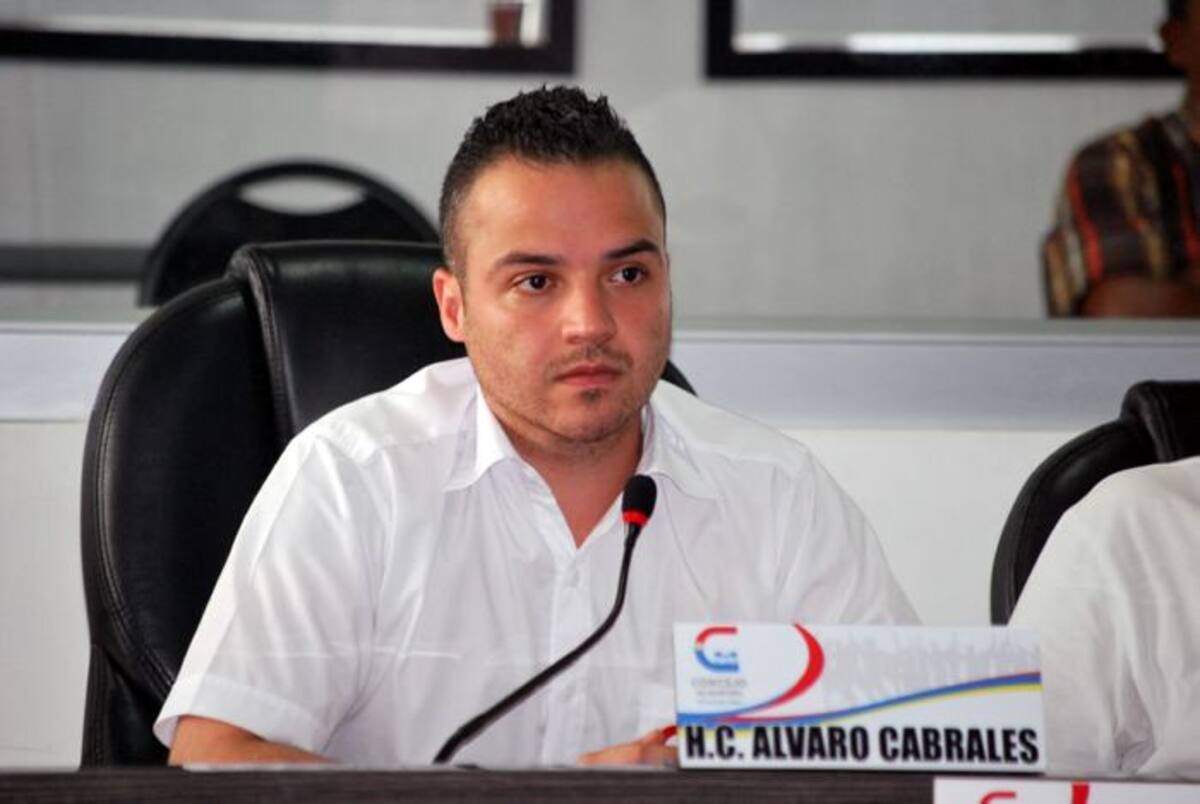 Álvaro Cabrales, concejal de Montería. El Universal.