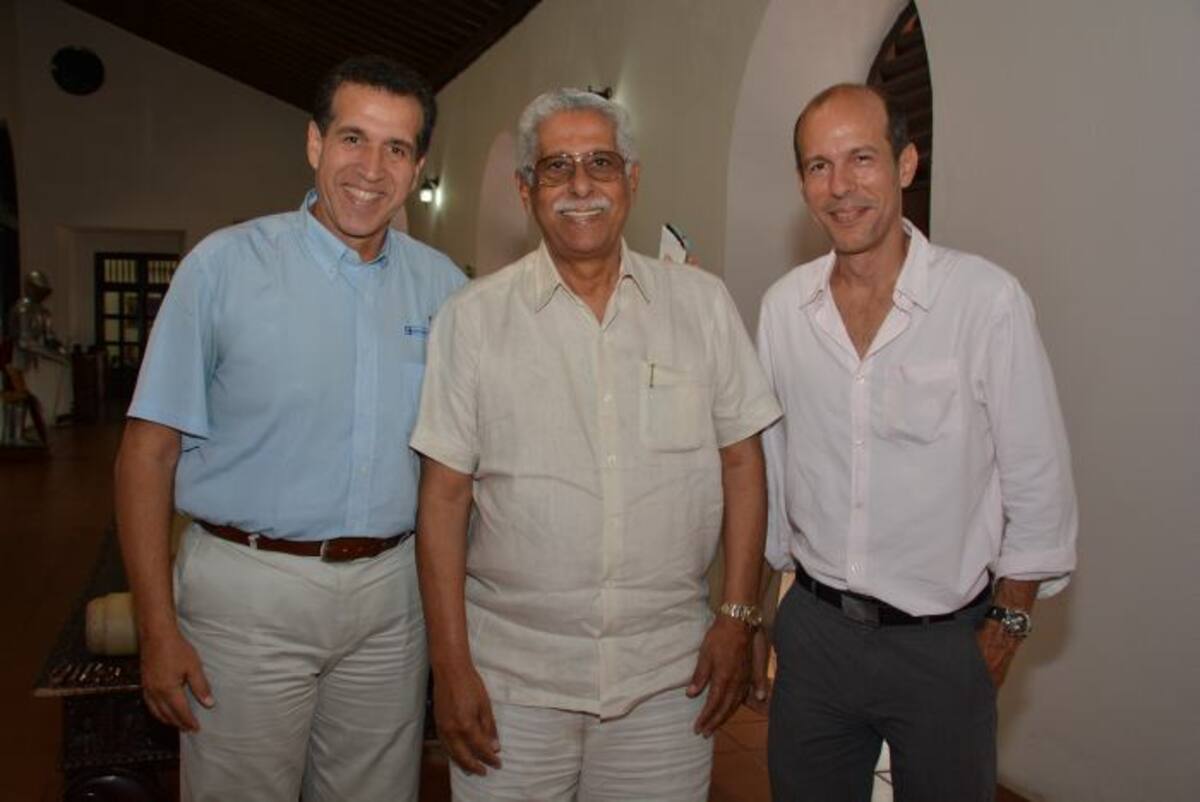 Joaquín Martínez, Dionisio Vélez y Rodrigo Barrios.