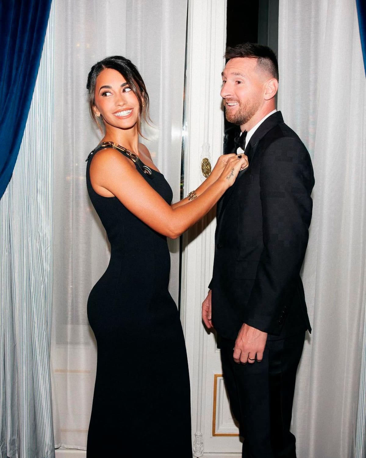 Leo Messi y Antonella Roccuzzo