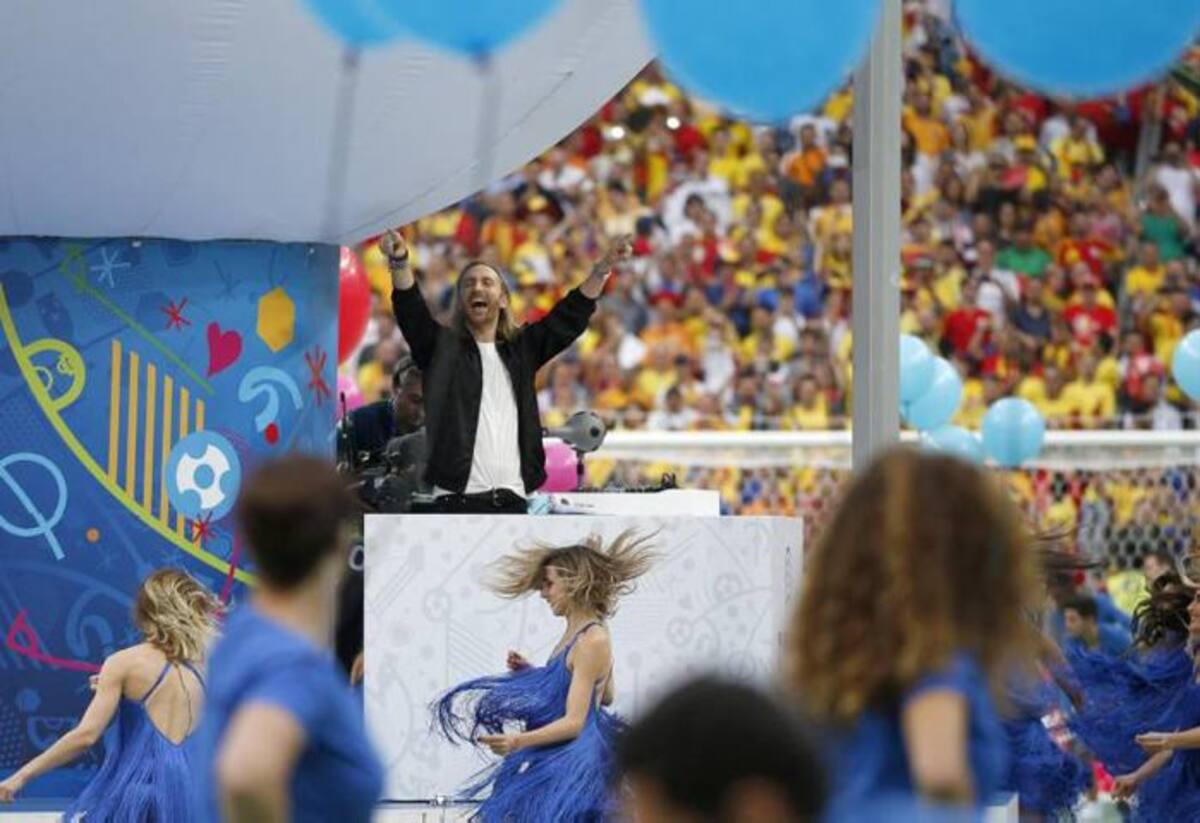 Inauguración de la Eurocopa 2016. AP