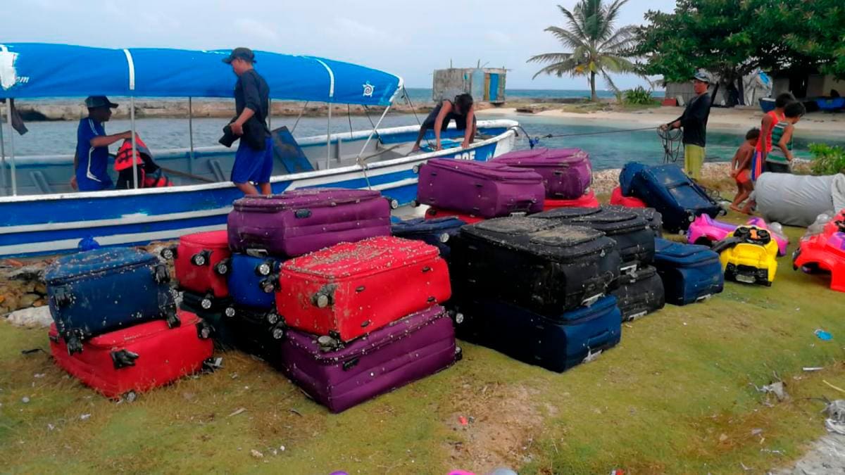 La carga del barco y las maletas de los tripulantes han sido halladas en costas panameñas.