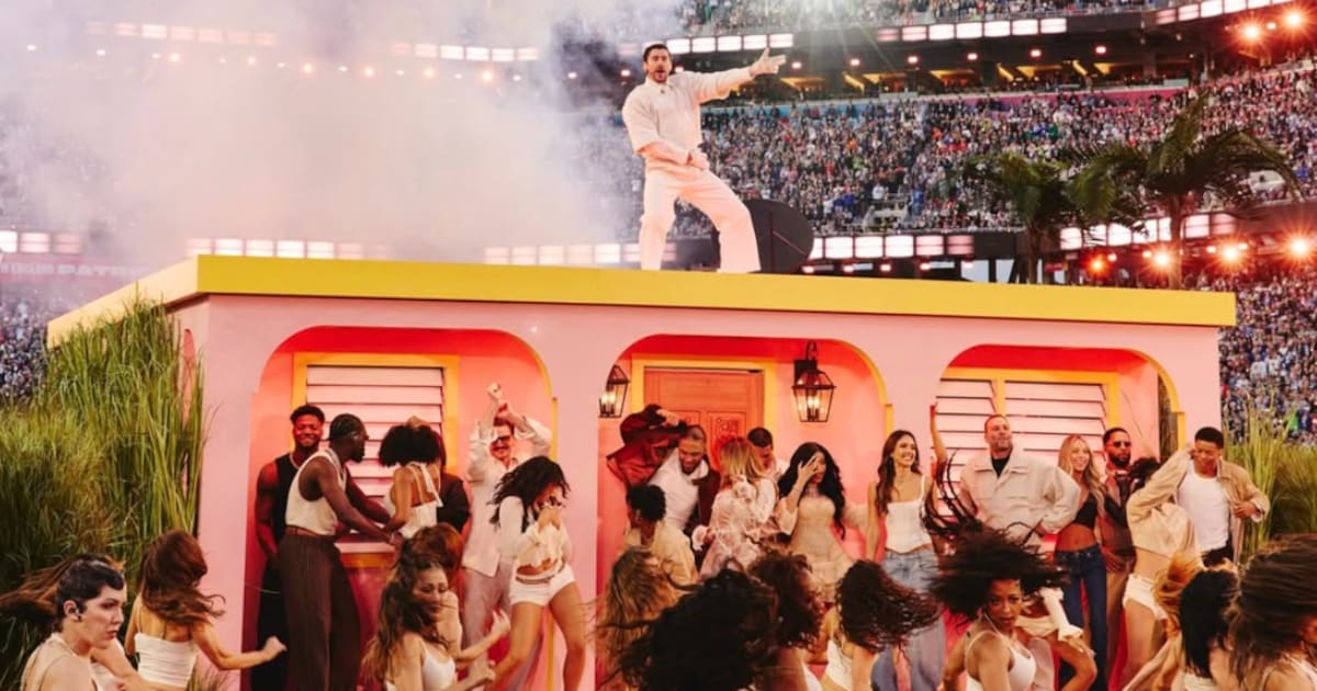 Young Miko, Karol G, and More: The Celebrities at Bad Bunny's Super Bowl 'Casita'