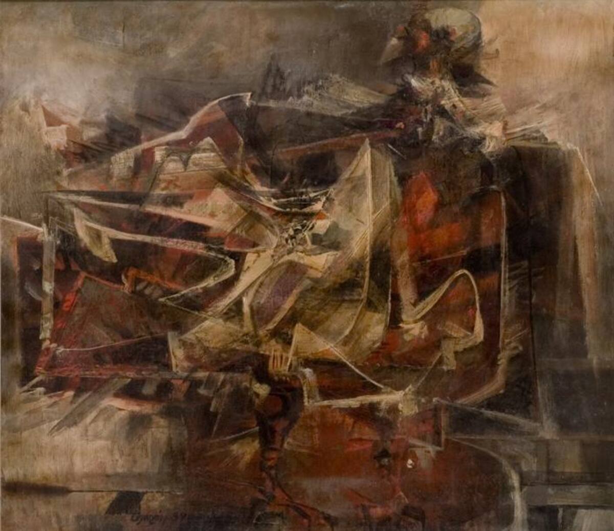 Obra de Alejandro Obregón.