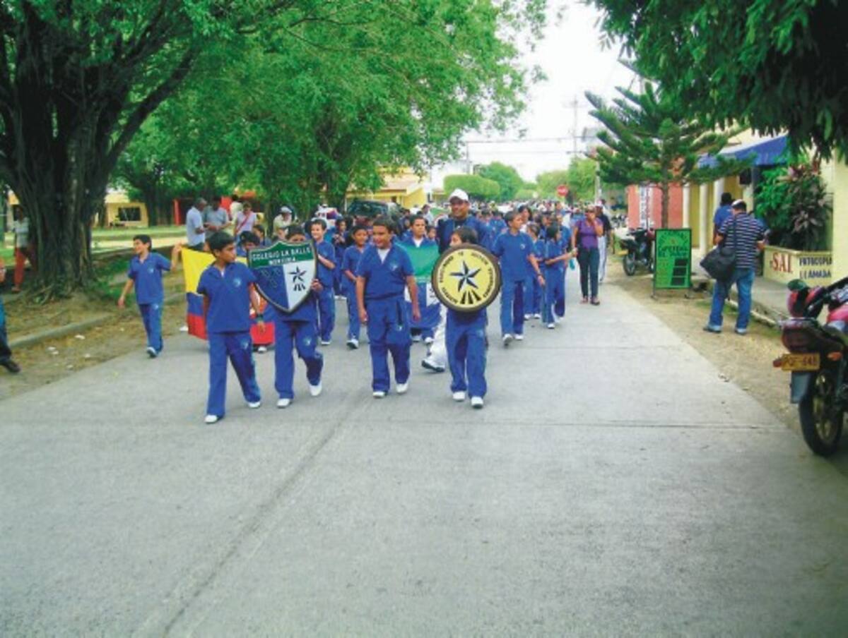 El Colegio La Salle, actual campeón de los Festivales Escolares de Montería. JUAN FABRA/EL UNIVERSAL