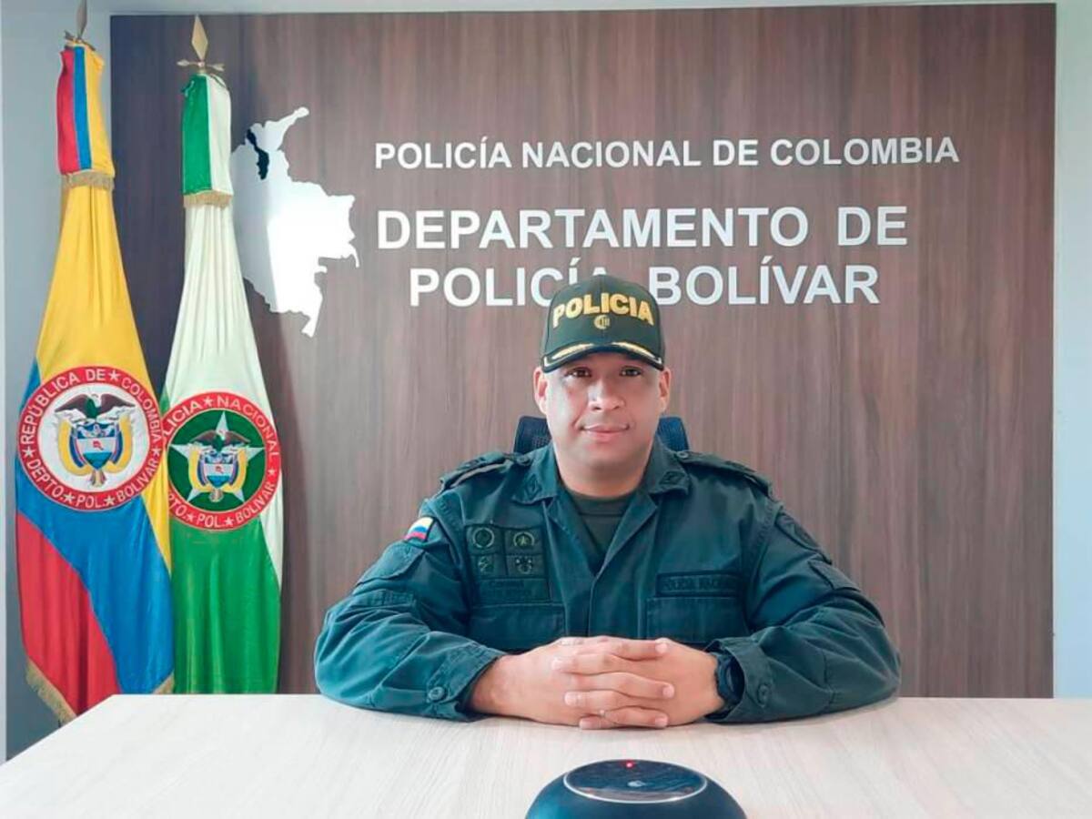 Coronel Tahir River Suscún, comandante de la Policía de Bolívar.