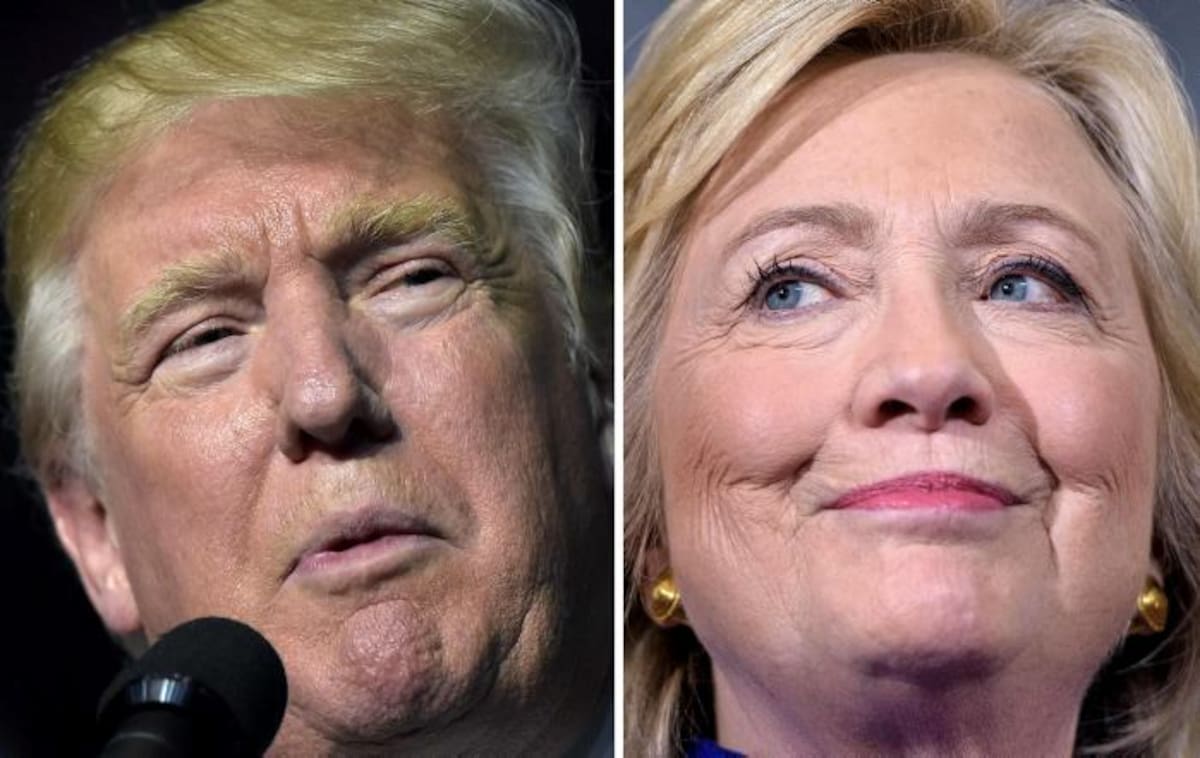 Para la aspirante demócrata Hillary Clinton hay buenas y malas noticias en su estrecha carrera con el republicano Donald Trump. //Archivo.
