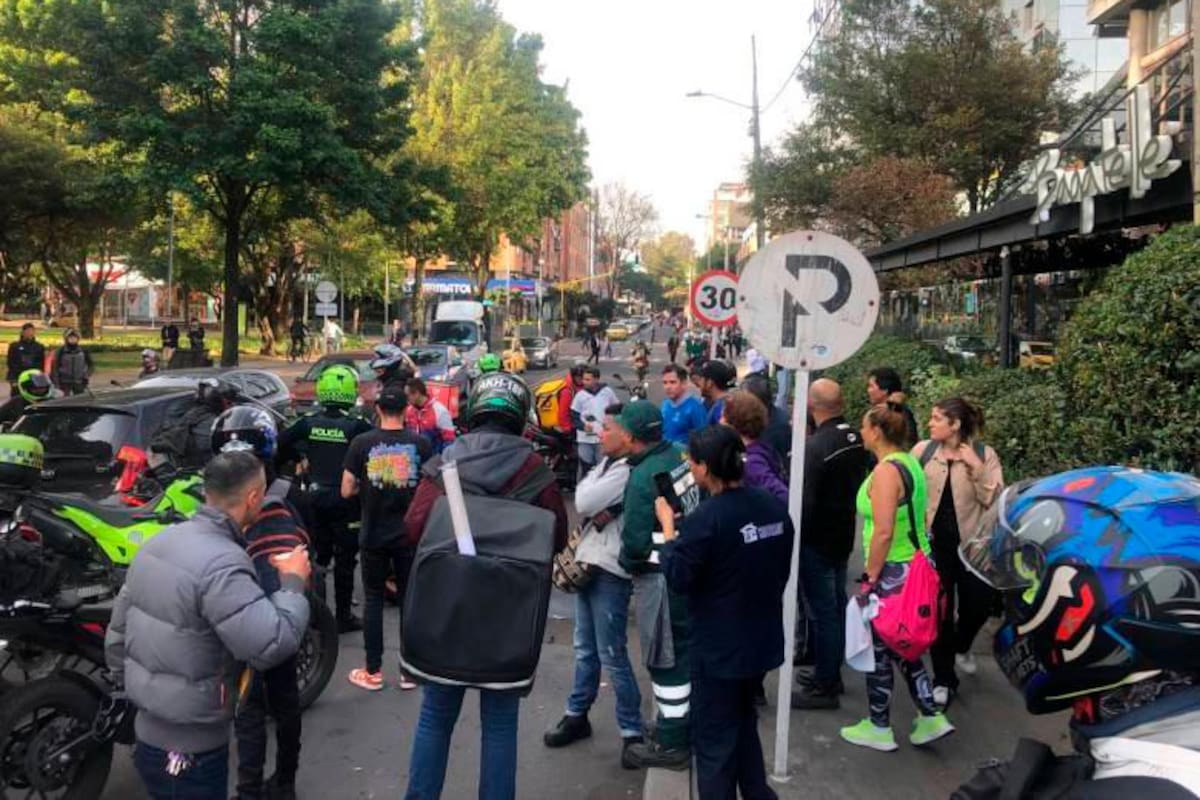 Video: Balacera en el parque de la 93 en Bogotá deja un muerto y un herido