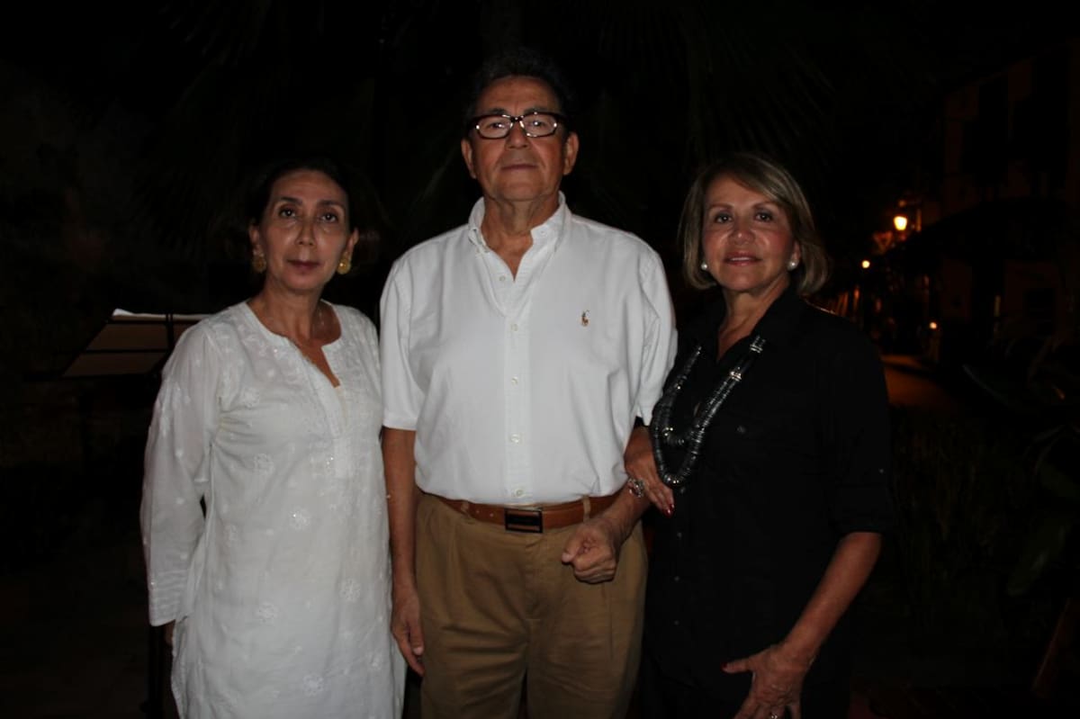 MarÍa Del Rosario Piñeros, Hugo Galdames y María Cristina de Galdames.
