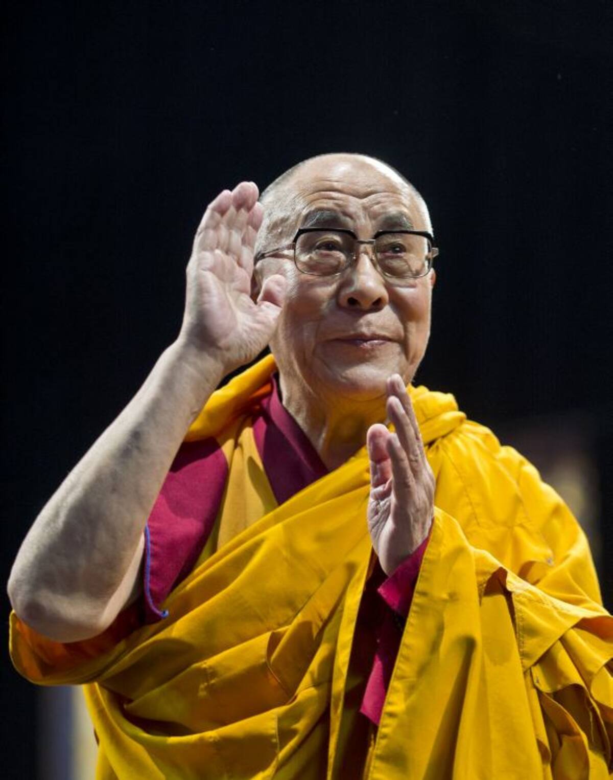 Dalai Lama en México. AFP Ronaldo Schemidt