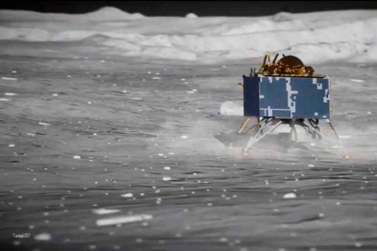 Otro hito: India logra que su aterrizador lunar salte