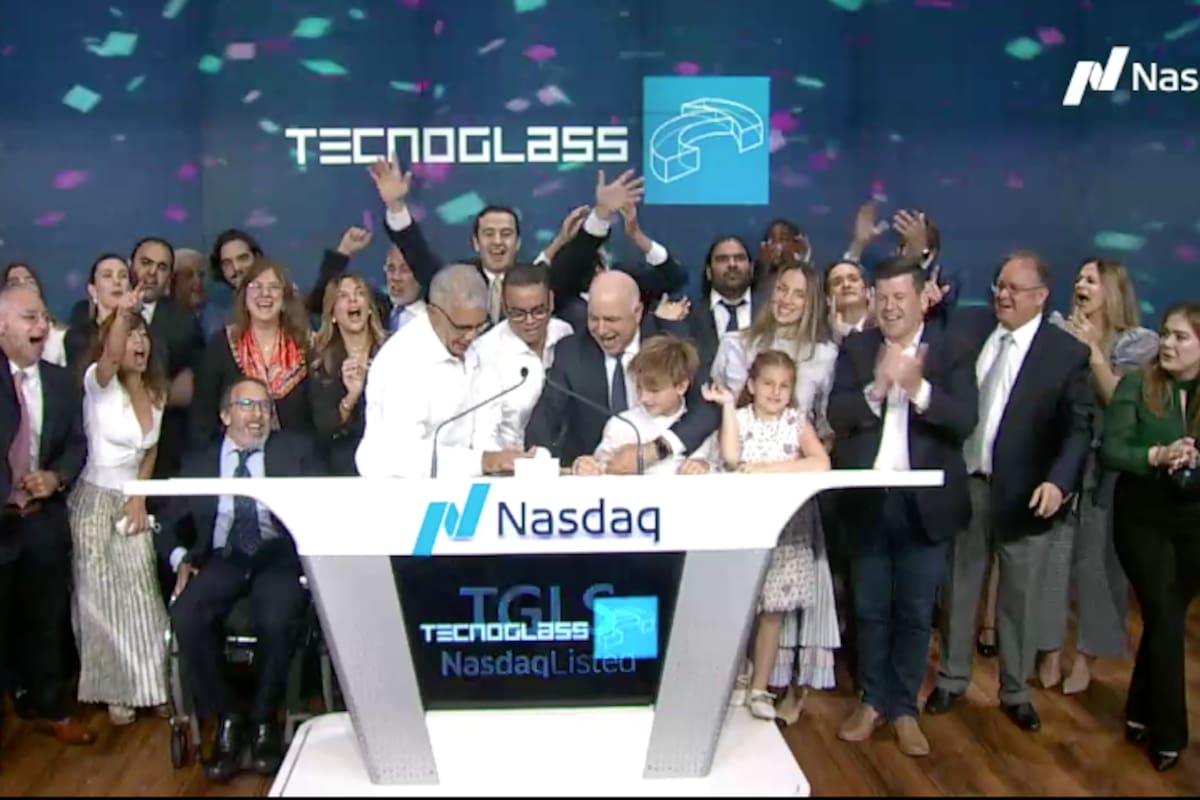 La empresa Tecnoglass tocó la campana en Nasdaq