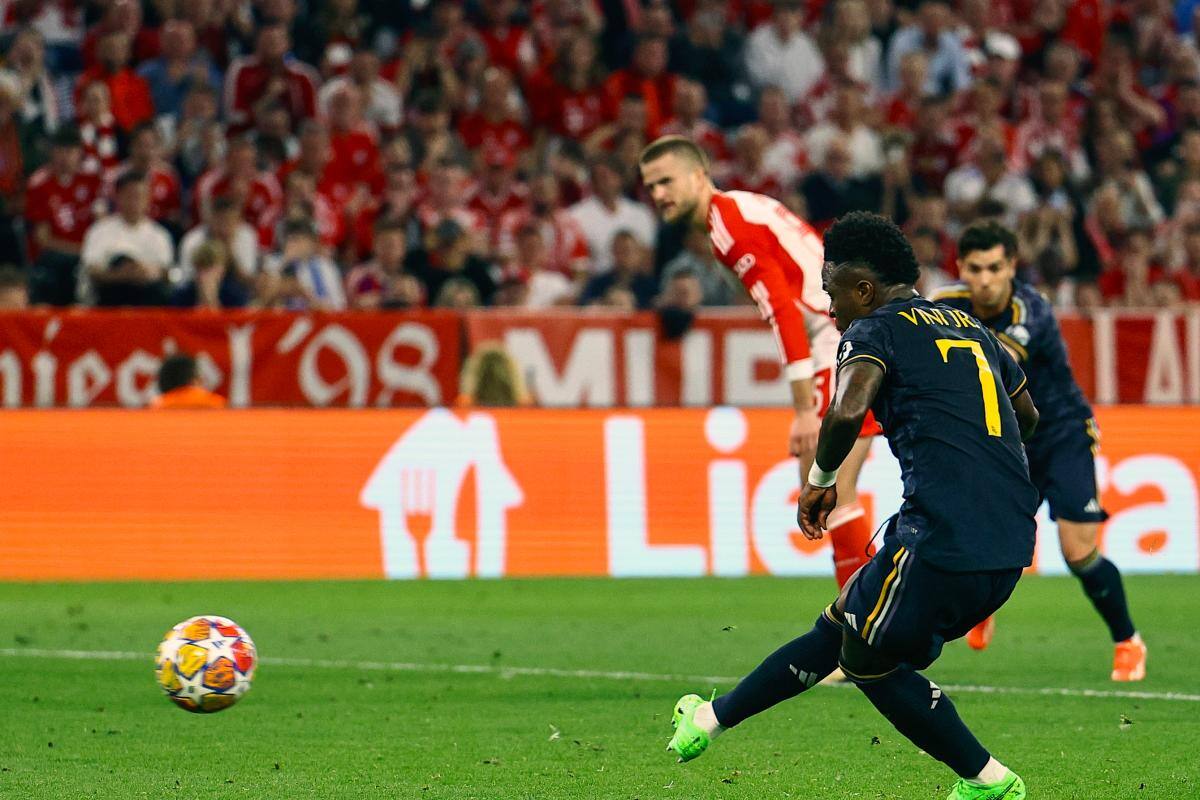 Vinícius Jr. se pone el traje de Cristiano Ronaldo en la Champions