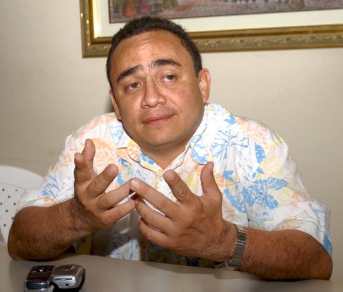 Oswaldo Martínez, apoderado de Jesús Geles. Archivo