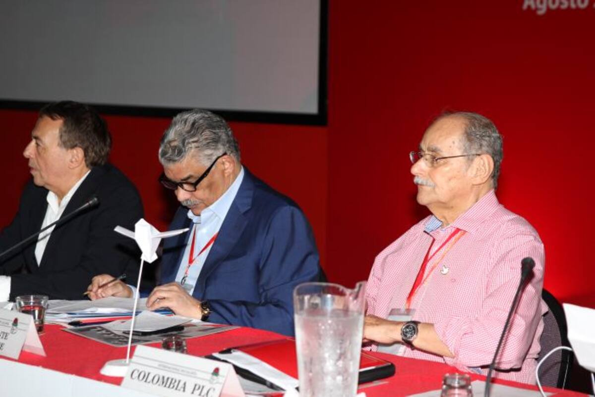 Horacio Serpa, tras su discurso ante la Internacional Socialista en Cartagena. ÓSCAR DÍAZ