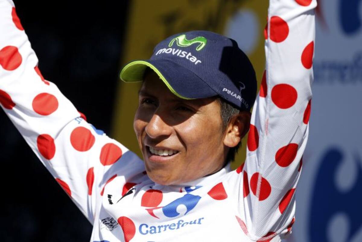 Nairo Quintana ganó la etapa 20 del Tour de Francia.