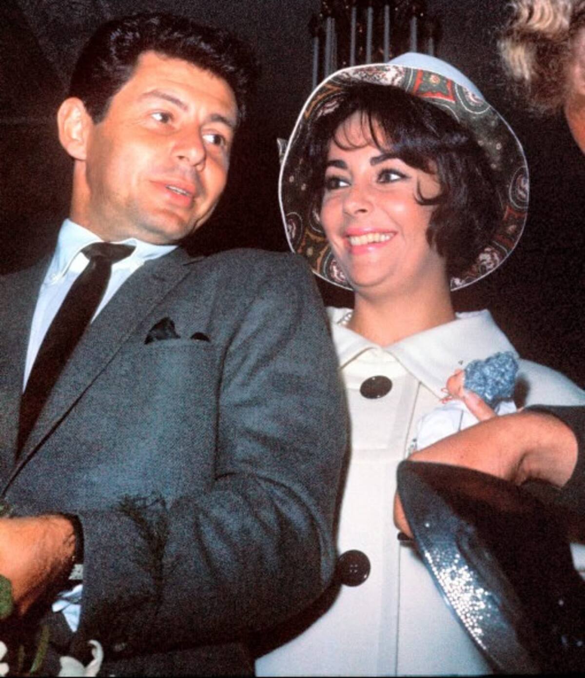 Elizabeth Taylor y Eddie Fisher AFP