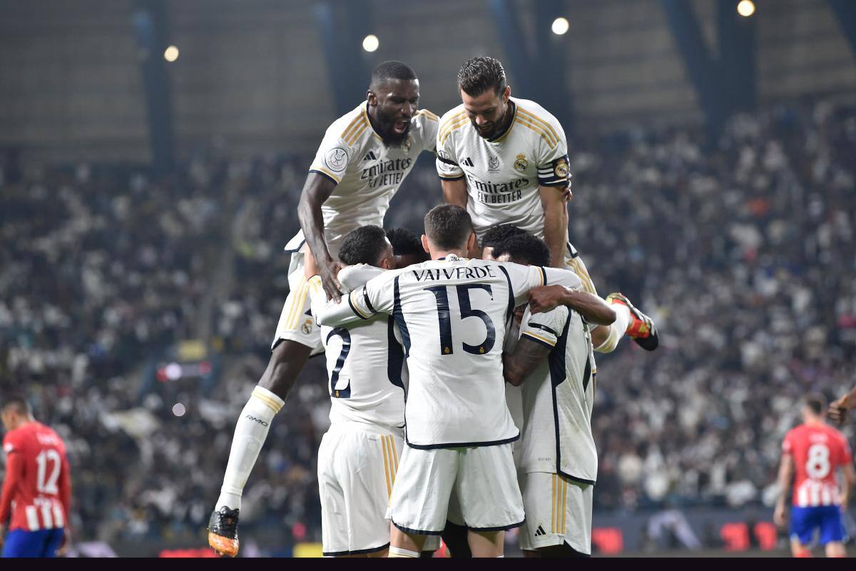 Real Madrid le ganó al Atlético en un juego de ocho goles