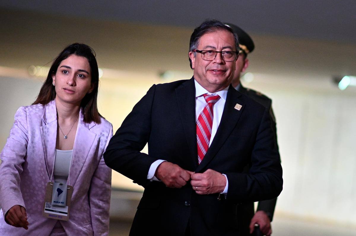 Laura Sarabia y el presidente Gustavo Petro.//Foto de archivo