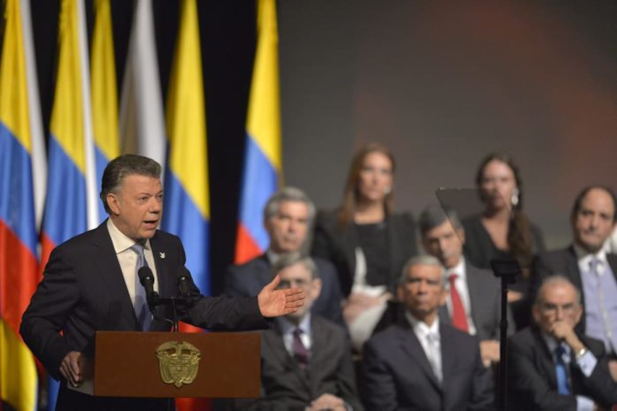 Juan Manuel Santos, presidente de la República. Colprensa