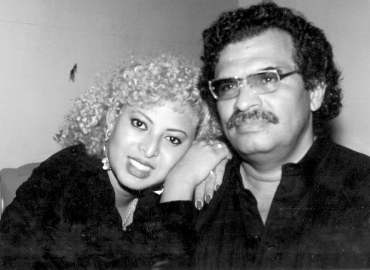 Patricia Teherán y Tayrón del Cristo, su mánager. Cortesía.