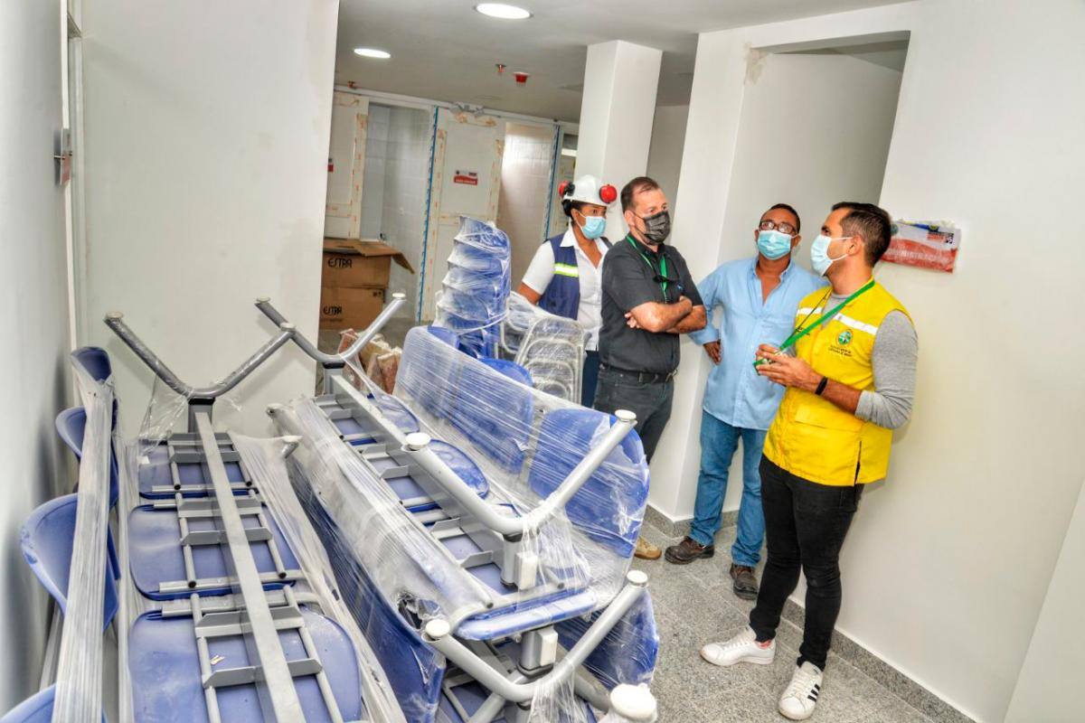 ¡Casi listo! Así van las obras en el centro de salud de Daniel Lemaitre