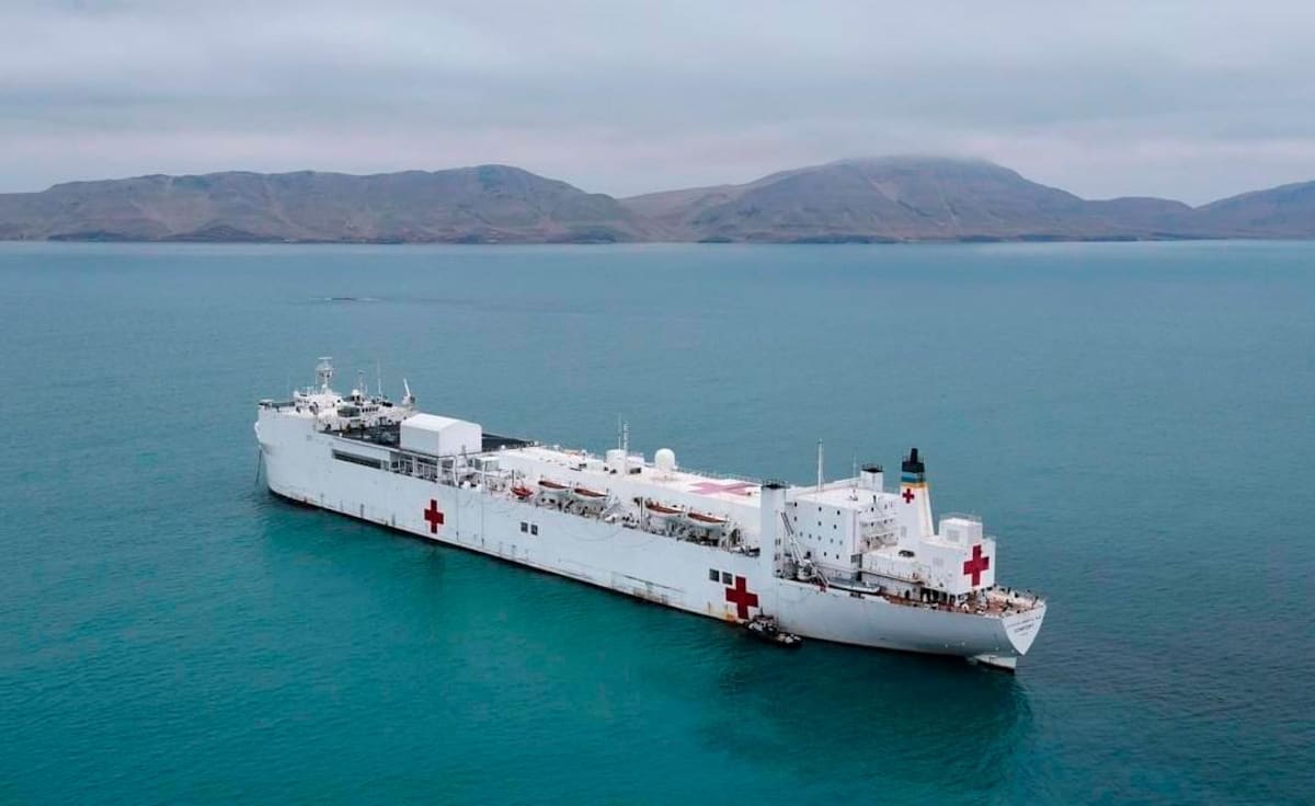 Buque Hospital USNS Comfort. //Cortesía