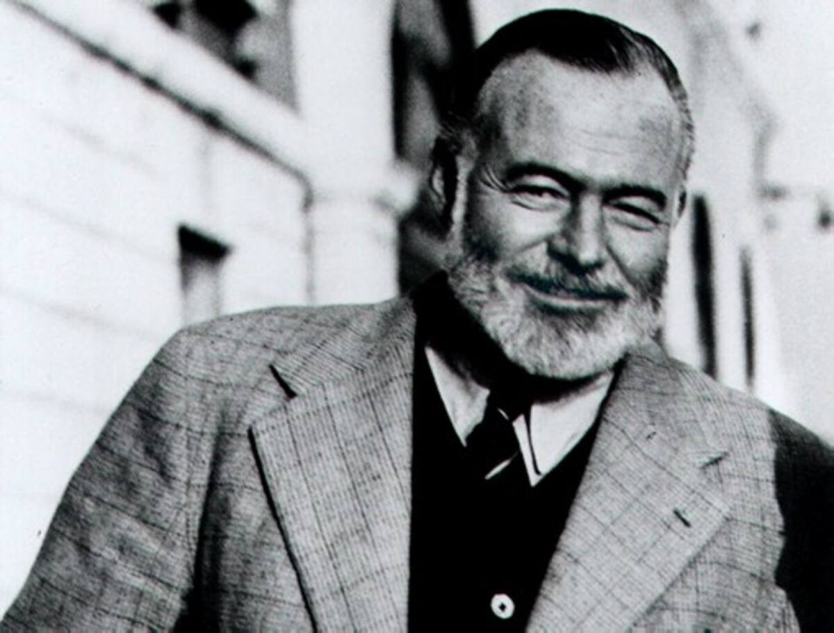 Ernest Hemingway, premio Nobel de Literatura 1954. ARCHIVO